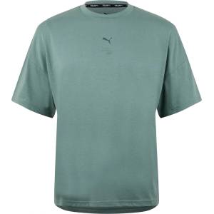 PUMA Women's HYROX City Short-Sleeve Performance Gym Top - Man/Green