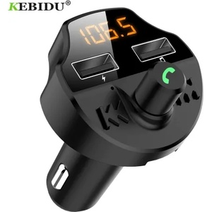  Kebidu Bluetooth FM трансмитер и ВОЛТМЕТЪР, 2 USB зарядни за GSM Bluetooth Car Kit T66