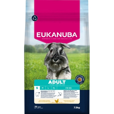 Eukanuba Premium Nutrition Adult Small Breed s kuřecím 2 x 7,5 kg
