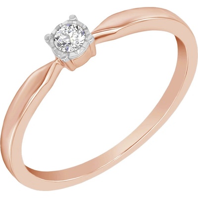 Eppi Elegantní zásnubní prsten s diamantem Ximena R37291