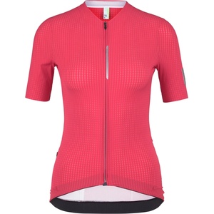 Q36.5 Дамска фланелка с къс ръкав за колоездене Q36.5 Women's Dottore Pro Jersey Cycling jersey - Rubino Red (156-2425-0513)
