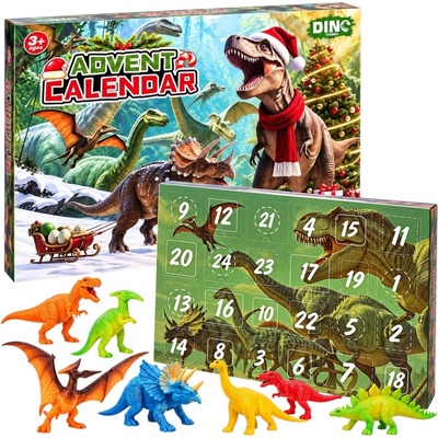 Fotorob Adventný kalendár Dinosaury 24 figúrok Darček pre deti Sviatky