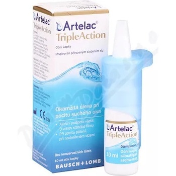 Bausch & Lomb Očné kvapky Artelac TripleAction 10 ml