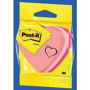 Post-it post-it sticky notes hearts 70 x 70mm 225 cards ft510076563