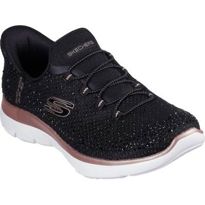 Skechers Slip-Ins: Summits - Diamond Dream - Black/Rose Gold