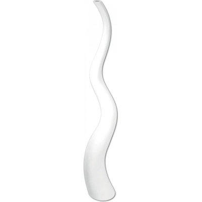 Wave designový květináč 150cm, bílý