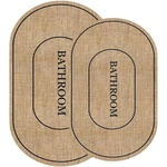 Mila Home Черно-кафяви изтривалки за баня в комплект от 2 броя 60x90 cm Jute Look - Mila Home (HKG-JUTPASPAS3)