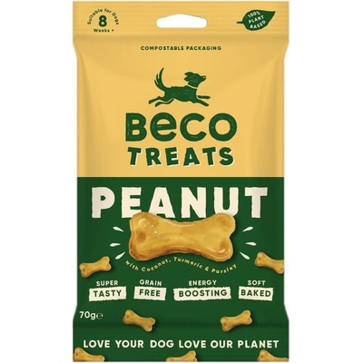 Beco Treats Odměna pro psy Arašídová 70 g
