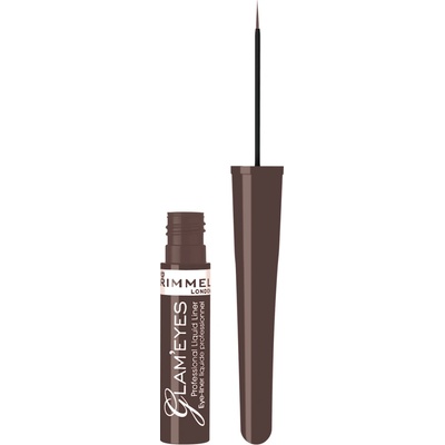 Rimmel London Glam Eyes Liquid Liner oční linky 2 Brown Velvet 3,5 ml