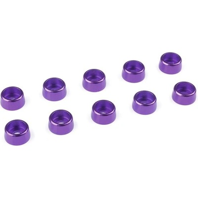 Revtec Подложка за цилиндрична глава M3/8mm алуминий лилава (10)