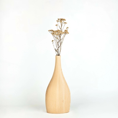 Valovič Woodworking Drevená váza Jaseň V2