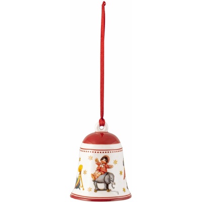 VILLEROY & BOCH Vánoční ozdoba z kolekce My christmas tree Zvonek červený