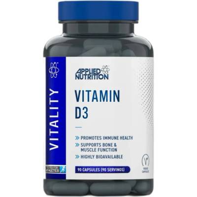 Applied Nutrition Vitamin D3 3000 IU 90 rostlinných kapslí