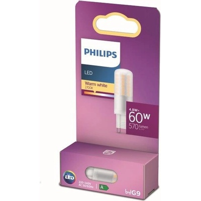 Philips 8718699774073 LED žiarovka Kapsule 1x4,8W G9 570lm 2700K teplá biela