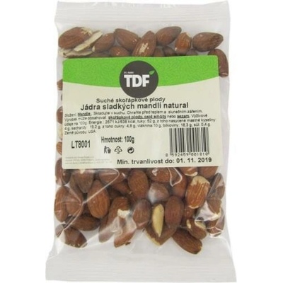 TDF mandle celé natural 100 g