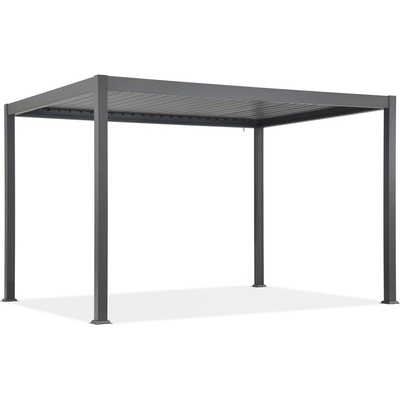 Garden Point Lagos 3x3 свободностояща пергола за тераса с ролетни щори от двете страни Garden Point антрацит (GAP1095)