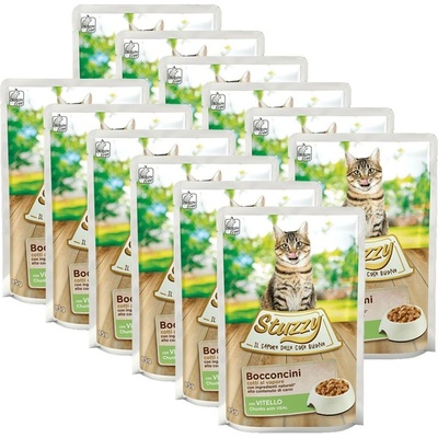 Stuzzy Cat Chunks телешки парчета в сос 12 x 85 г
