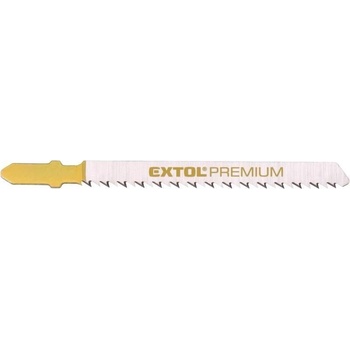 Extol Premium Plátky do priam. píly HCS 75x2,5mm, obrát. zuby, úchyt Bosch, 8805005