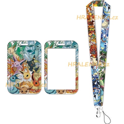 Šňůrka na krk 22561 s cedulkou Pokemon Umbreon Eevee