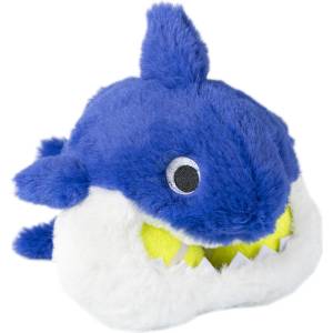 Gimborn GimDog играчка за кучета плюшена акула с 2 топки Синя