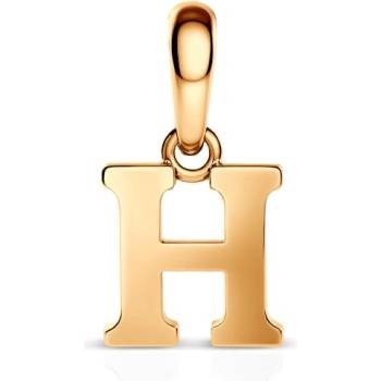 SAVICKI Висулка с буква h savicki : злато