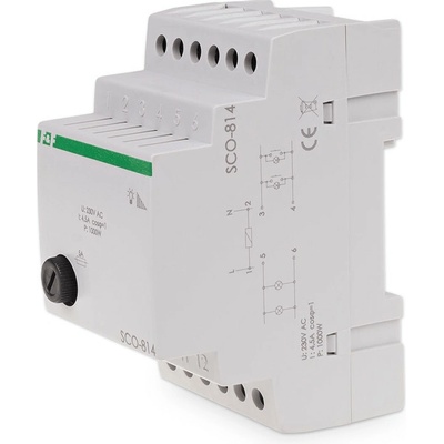 SCO-814 - Stmievač osvetlenia s pamäťou, 230V; 4,5A, 1000W