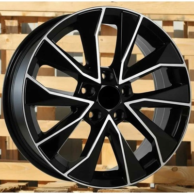 AGT 17129 7x17 5x114.3 ET43,5 black polished