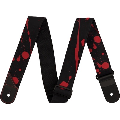 Jackson® Splatter Strap, Black and Red