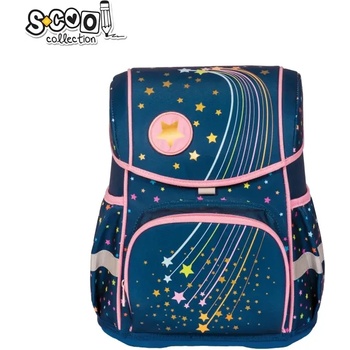 S-Cool Ученическа анатомична раница scool premium fallin stars