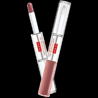 Pupa Made To Last Lip Duo Liquid Lip Colour Dlouhotrvající tekutá rtěnka 011 Natural Brown 2 x 4 ml