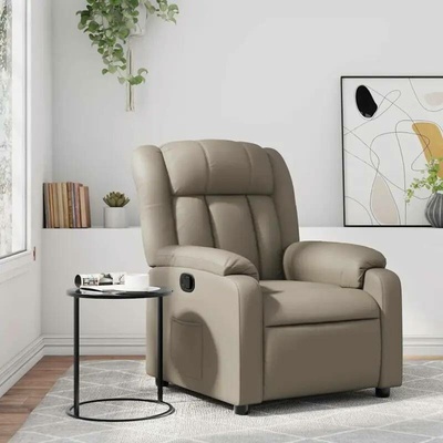 vidaXL 373566 Polohovací cappuccino umělá kůže