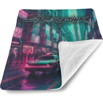 Sablio Detská deka pre bábätko Cyberpunk 2077 Město