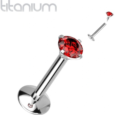 S4U Piercing do brady titan (červená) TIT1218-R