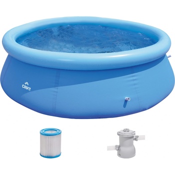 CRIVIT Quick up pool Easy 2,40 x 0,63 m