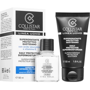 Collistar Men Daily Protective Supermoisturizer комплект с хидратиращ крем 50 мл за мъже 1 бр