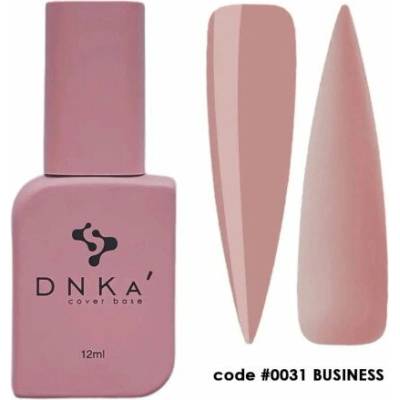 DNKa' Rubber Cover Base 0031 Business 12 ml zpevňující báze na tělo broskev