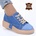 Обувки естествена кожа 595010 Blue