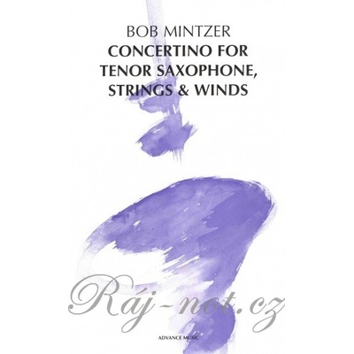 Concertino For Tenor Saxofón Strings & Winds / tenorový saxofón + klavír piano reduction