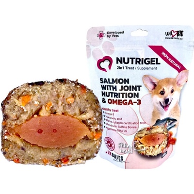 LK Baits PETs Pet Nutrigel Losos s Kĺbovou výživou a OMEGA 3 S M 150 g