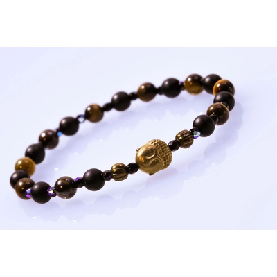 Naky párový Tygří oko a Buddha N051