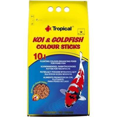 Tropical Pond Koi-goldfish Colour sticks 10 l