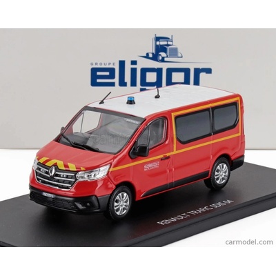 Eligor Renault Trafic Minibus Sdis 04 Sapeurs Pompiers 2024 Červená Bílá 1:43