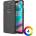 OnePlus 6 Удароустойчив Litchi Skin Калъф и Протектор