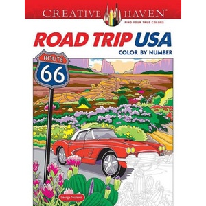 Creative Haven Road Trip USA Color by Number (ISBN: 9780486853628)