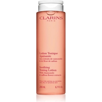 Clarins Cleansing Soothing Toning Lotion почистващ и успокояващ тоник за чувствителна и суха кожа 200ml