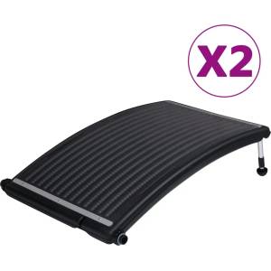vidaXL Извити соларни панели за отопление на басейн, 2 бр, 110x65 см (3059850)
