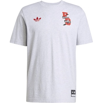 Image 1 of adidas FC Bayern VRCT Tee - Grey Heather