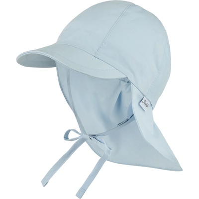Sterntaler Детска шапка с козирка Sterntaler Kids' Peaked Cap with Neck Flap Cap - Hellblau - размер 47 cm (904-3659-0813)