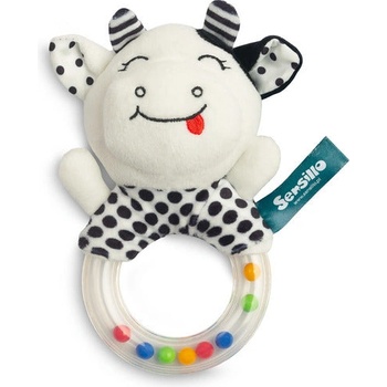Sensillo Дрънкалка Черно-Бяла Крава Sensillo (SILLOZ-0300)