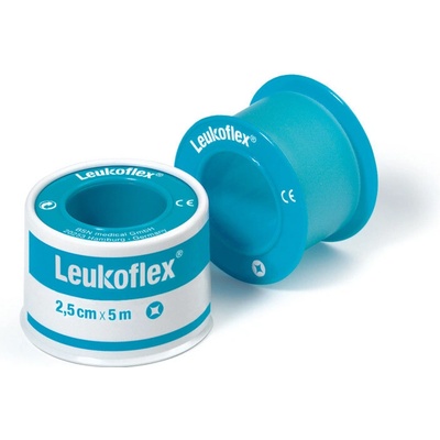 LEUKOFLEX náplasť na cievke 2,5 cm x 5 m 1 x 1 ks
